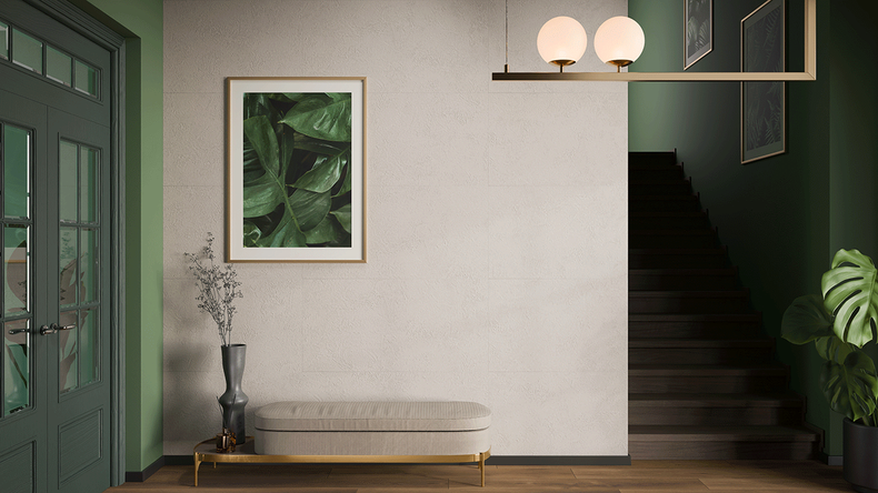 planeo SPC wall cladding – CeraRock Tile Limestone XL 280 x 117.5 cm