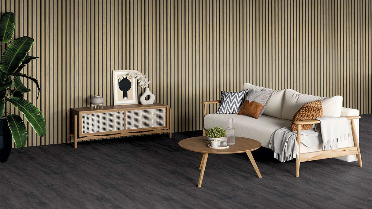 Skaben acoustic panels SilentWall Comfort Light - light brown oak - 250 x 30 cm