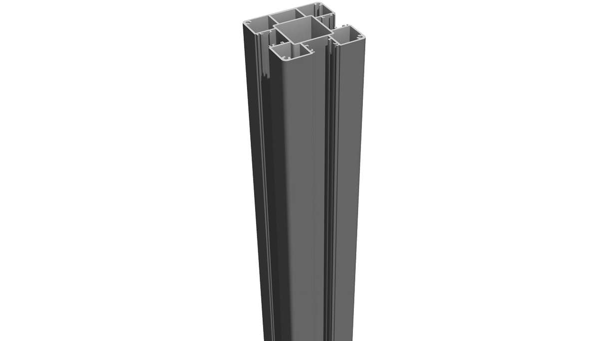 planeo Alumino - aluminium post anthracite grey
