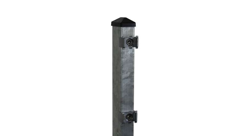 Fence post type P Hot-dip galvanised for double bar fence