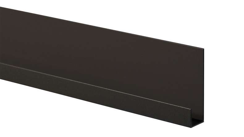 Trespa Proface End Profile - Black 3000 mm