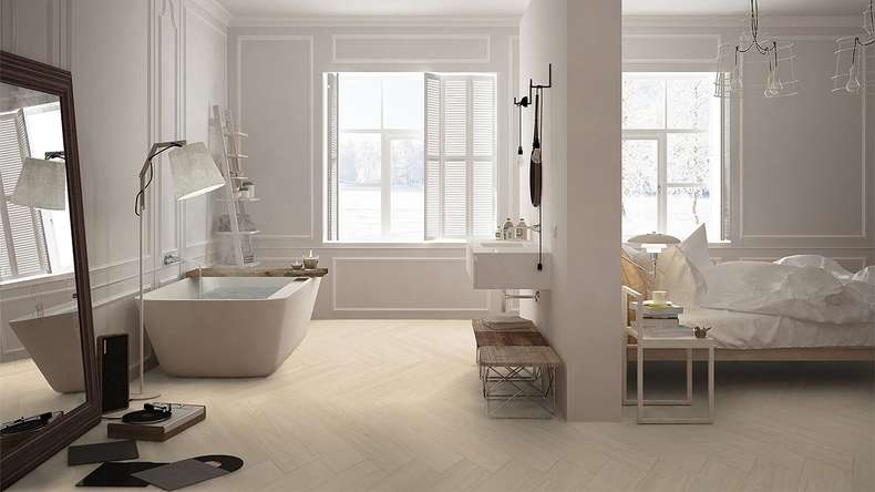 Gerflor adhesive vinyl - Virtuo 55 Glue Down HB Blomma beige | Authentic appearance (39201460)