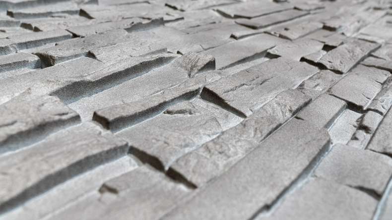 planeo stone-look facade panel - NoviStone Basalt 1054 x 334 mm