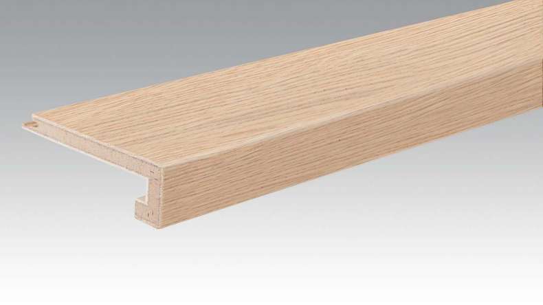planeo Parquet stair nosing profile U-Profile - Authentica Oak Crema White (PMTU-7109)