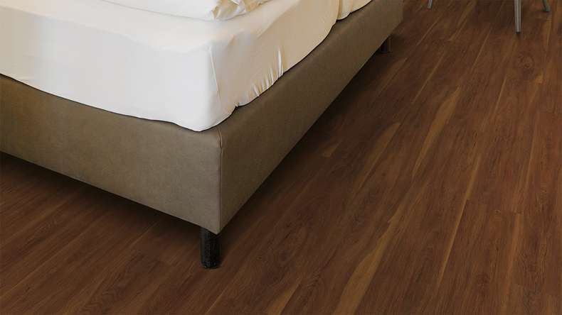 planeo Rigid click vinyl - FlexCore 30 Middle Walnut | Impact sound insulation integrated (plfc-5350FS30)