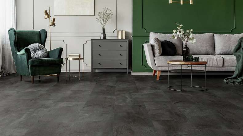 Gerflor Klick Vinyl - Senso Clic 3 Shale Black | Made in France (61221297)