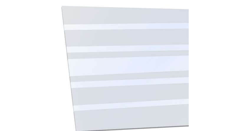 planeo Solid - design insert glass profile
