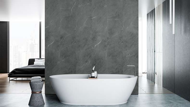 planeo StrongWall - Plastic wall panelling XL Sardi 260 x 90 cm