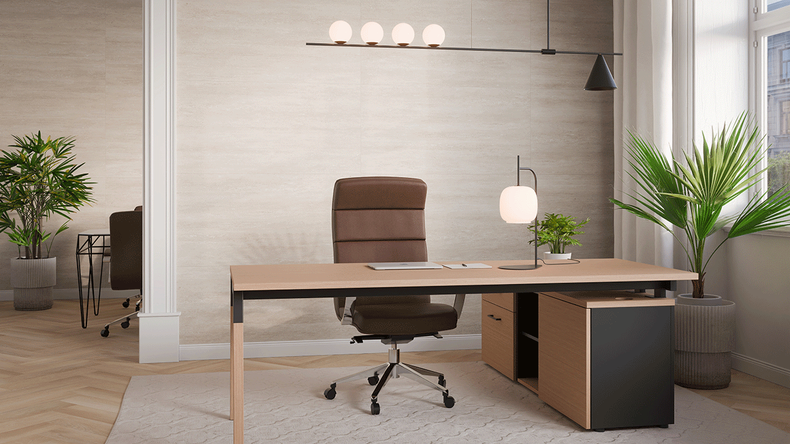 planeo SPC wall cladding – CeraRock Tile Stripes Light Travertine XL 280 x 117.5 cm