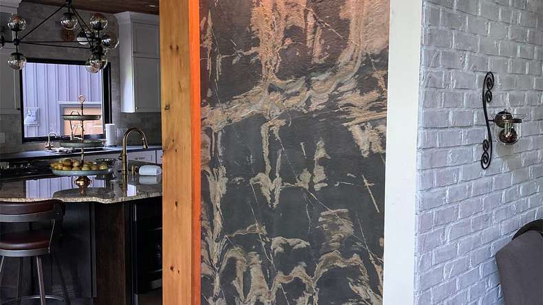 planeo EVOLITH Slate&Stone - Natural stone wall cladding Terracrust 1220 x 610 mm