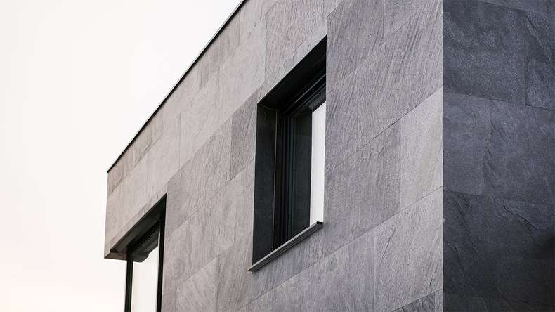 planeo EVOLITH Slate&Stone - Natural stone wall cladding Stellar Void 1220 x 610 mm