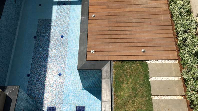 planeo wooden terrace - light bamboo - smooth/grooved