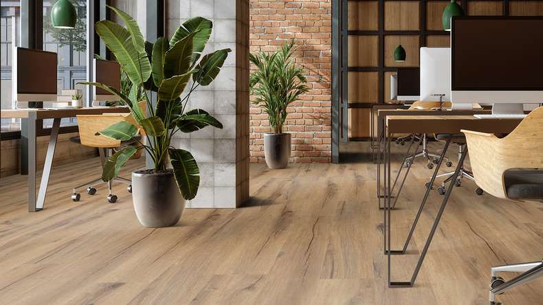 Gerflor adhesive vinyl - Creation 40 Cedar Brown