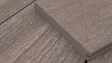 planeo MAXLine Antique - WPC CoEx coated XL decking solid - grey 3m rustic textured/smooth brushed