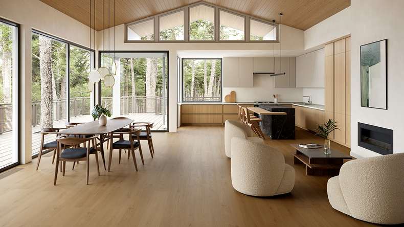 planeo WPC click vinyl - PUREtec MAX 70 EIR Pure Golden Oak | Impact sound insulation integrated (RP-A50-7)