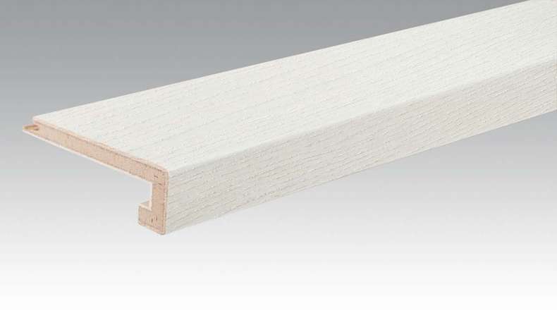 MEISTER stair nosing parquet U-profile oak harmonious polar white 9008 (800005-2150-09008)