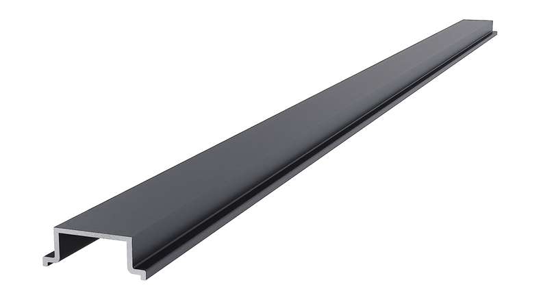 planeo Aluminium Post Cover Strip, Anthracite, 190 cm