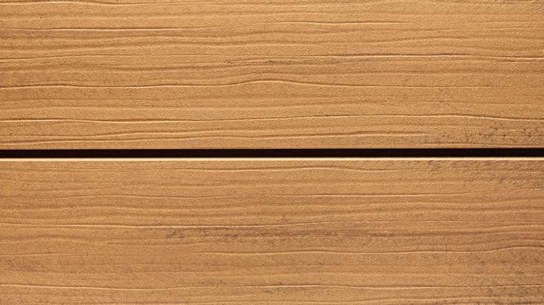 planeo Fassado - WPC rhombus strip facade cladding Prime oak brown XXL 4 m