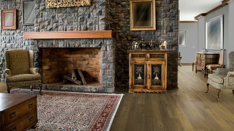 planeo Parquet Flooring - SMOKED Rustic Oak antique (PU-000170)