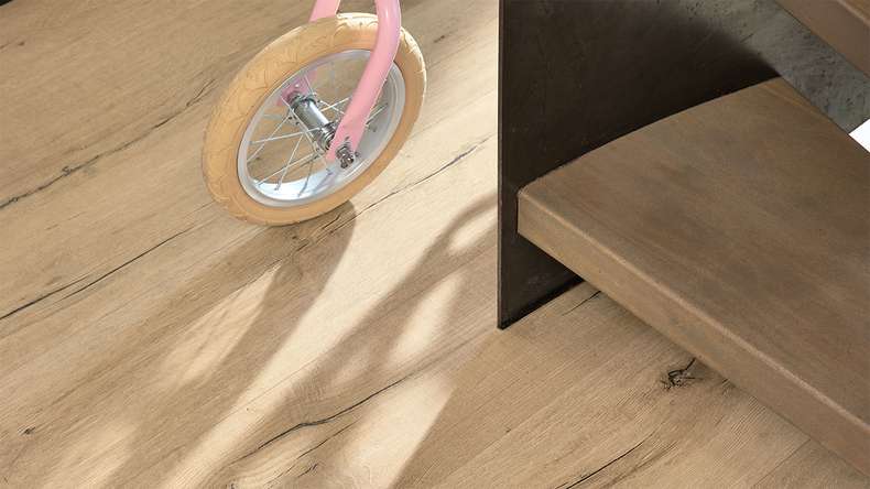 MEISTER design flooring MeisterDesign. next DL 500 S - 07139 Light reclaimed oak | integrated footfall sound insulation (400055-2052220-07139)
