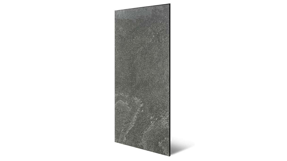 planeo acoustic panel - MixWall Mineral Mood Grey Slate 52 x 104 cm | real stone (PLMW-20411C)
