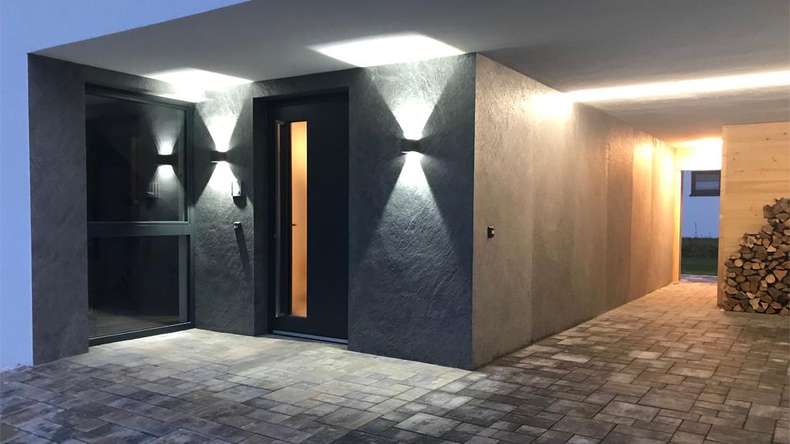 planeo EVOLITH Slate&Stone - Natural stone wall cladding Stellar Void 1220 x 610 mm