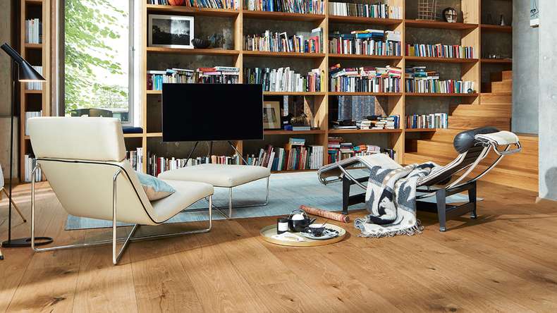 MEISTER Lindura wood flooring HD 400 - 08915 Oak authentic ultra matt lacquered 2200 x 205 x 11 mm (500214-2200205-08915)