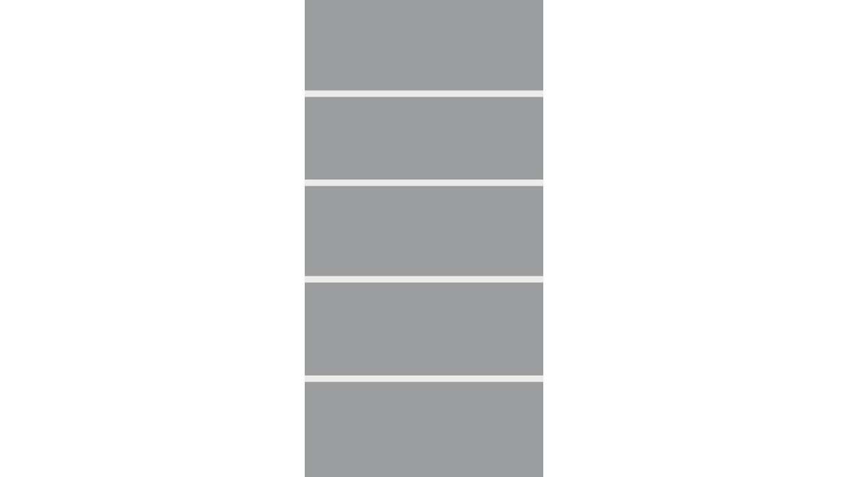 planeo Gardence Flair – Vertical-striped glass privacy screen