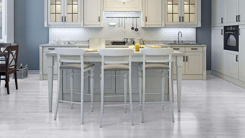 Gerflor Klick Vinyl - Senso Premium Rigid Acoustic Sunny white | Impact sound insulation integrated (39470286)