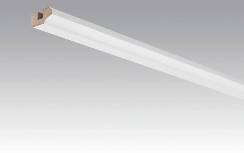 MEISTER skirting boards ceiling trims Whiteline 4074 - 2380 x 38 x 19 mm (200031-2380-04074)