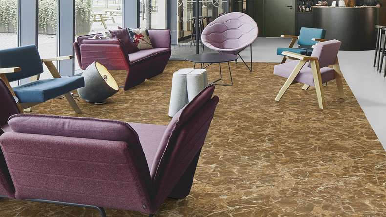 Forbo Allura Material 70 Adhesive Vinyl - Ochre Marble (636782DR7_con)