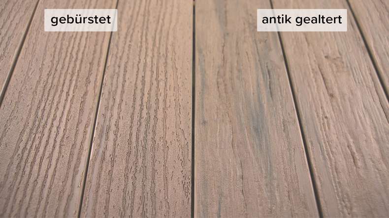 planeo TitanWood - solid plank sand-brown antique aged/brushed