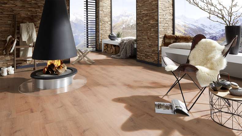 Skaben Klick Vinyl - ProfiKlick Golden Oak Natural | Synchronised Embossing (SP-6200192)