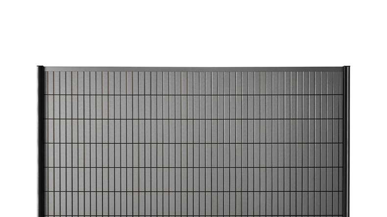 planeo WPC strip set - anthracite L 250 x H 123 cm