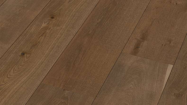 MEISTER Lindura wood flooring HD 400 - 08903 Oak authentic olive grey vintage texture, natural oiled 2200 x 270 x 11 mm (500213-2200270-08903)