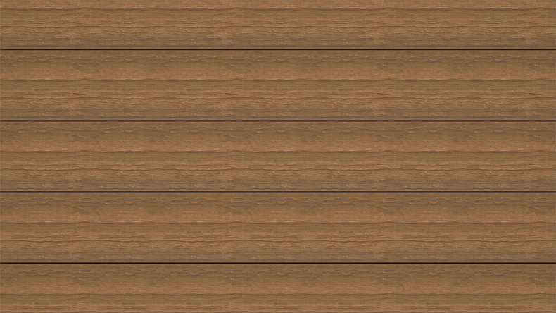 planeo ANTIKWoodline – WPC CoEx-coated solid decking board – Burmese teak, 3m – rustic/smooth brushed