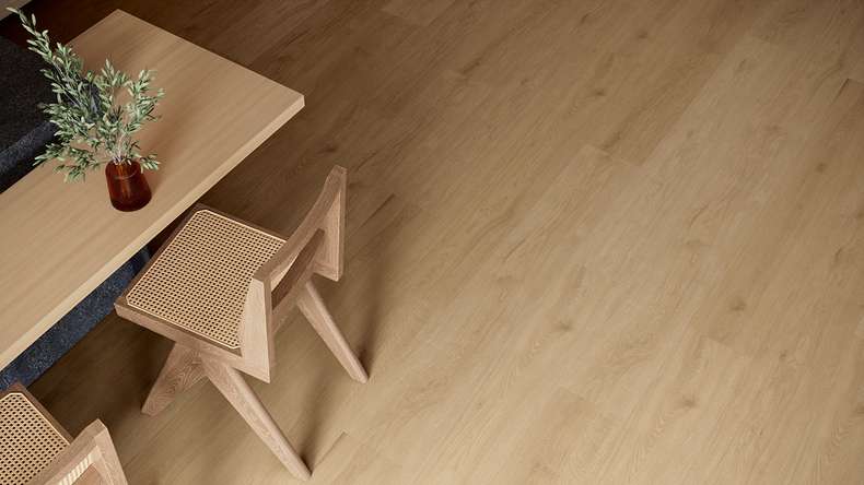 planeo WPC click vinyl - PUREtec MAX 70 EIR Smoked Brown Oak | Impact sound insulation integrated (RP-A50-2)