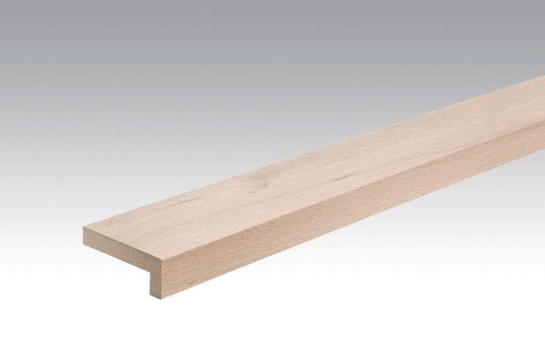 MEISTER skirting boards angle cover strips beech pure 4094 - 2380 x 60 x 22 mm (200028-2380-04094)