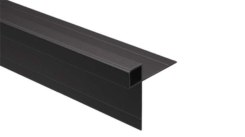 Trespa Proface Outside Corner Profile - Metropolis Black 3000 mm