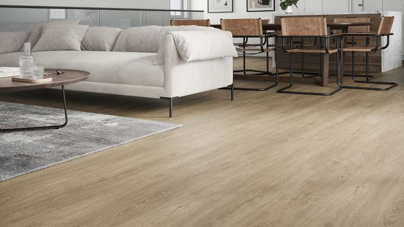 SKAVA rigid click vinyl - Home Calm Oak | integrated impact sound insulation (LO-1115)