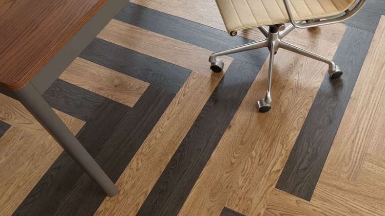 Forbo Allura Wood 40 adhesive vinyl - Blackened Oak (60061DR4)
