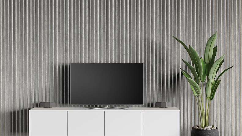Skaben acoustic panels SilentWall Pro - Oak grey - 250 x 60 cm