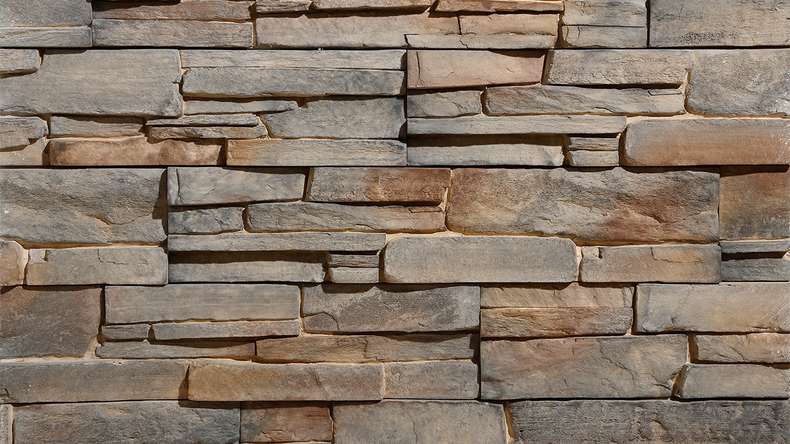 planeo StoneWall Solid stone slips - labradorite