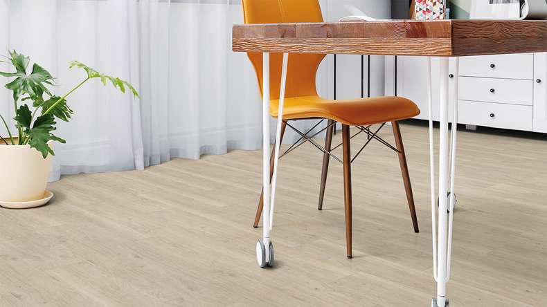 planeo Rigid click vinyl - FlexCore 30 Cream White Oak | Impact sound insulation integrated (plfc-5012FS30)