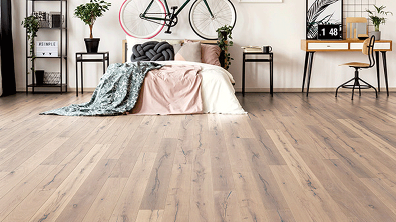 planeo Parquet Flooring - COUNTRY European light lively Oak markant (PU-000192)