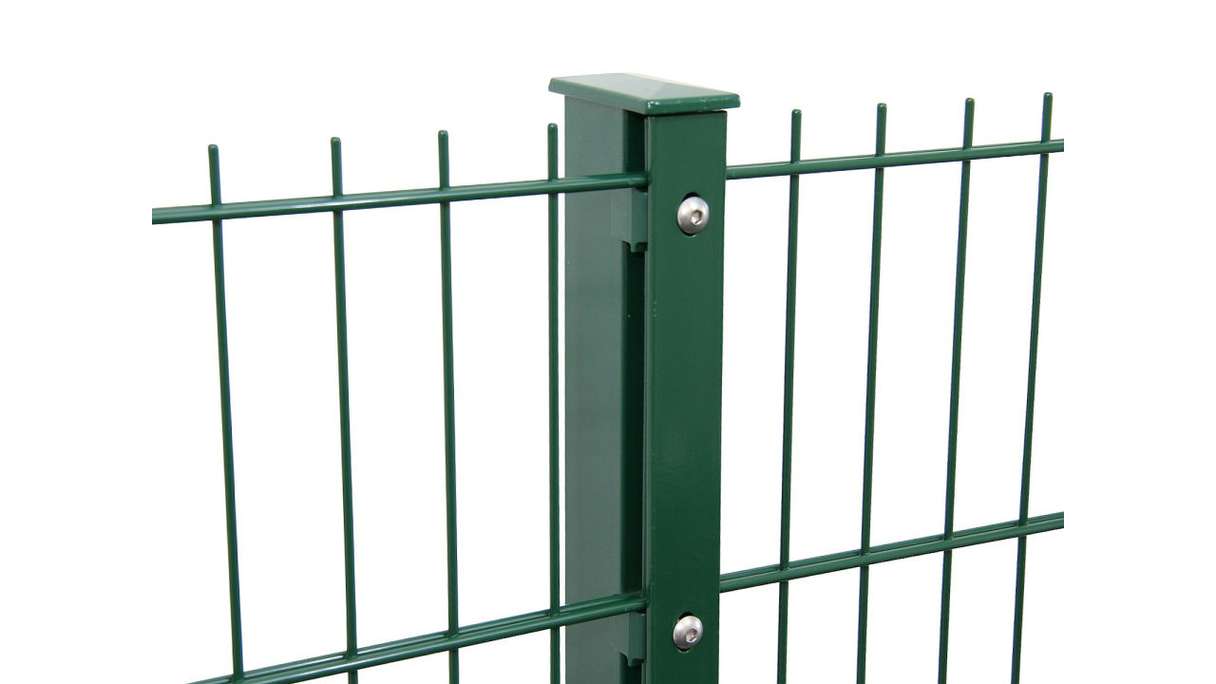 Fence Post Type F Moss Green for Double Bar Fence