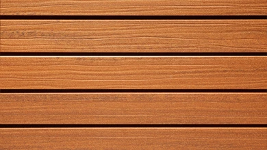 planeo Fassado - WPC rhombus strip facade cladding Prime amber brown
