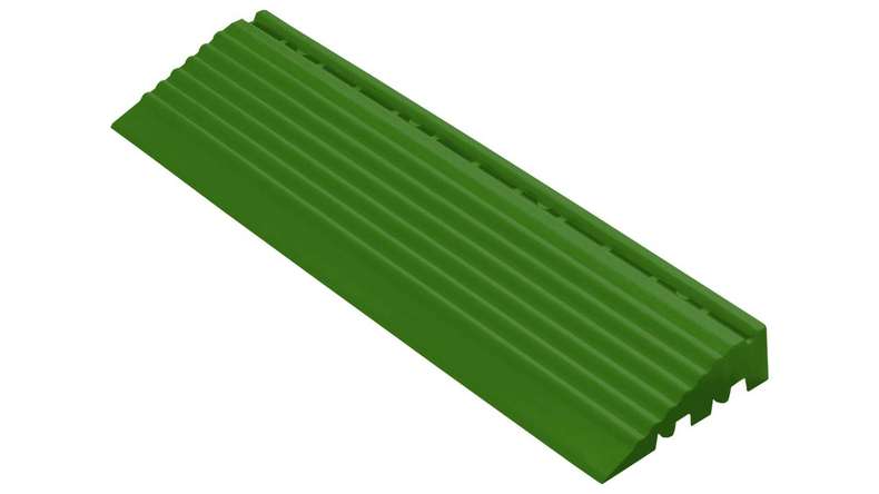 planeo Seitenteil für 30 x 30 cm Klickfliesen - grün mit Stift
