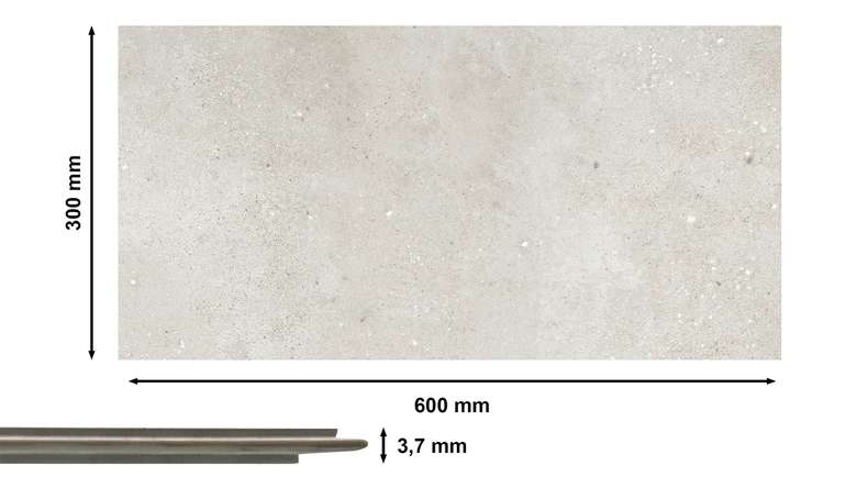 planeo Revea - Wall panelling plastic beige matt 60 x 30 cm