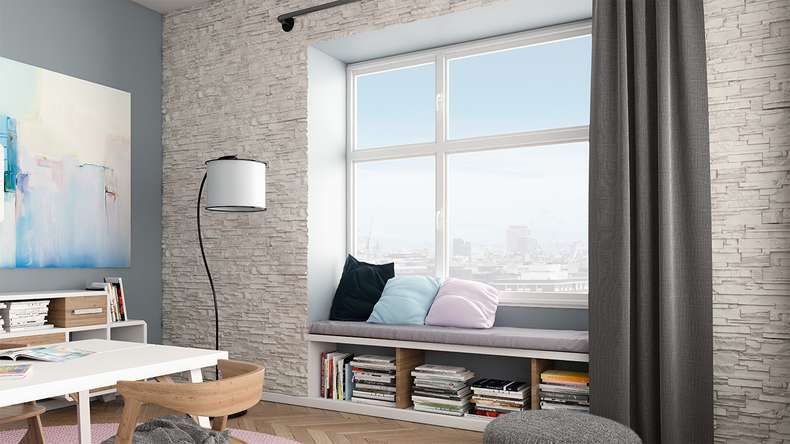 planeo StoneWall Solid clinker brick slips - Austen